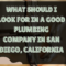 best plumbing company in San Diego reviews