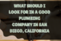 best plumbing company in San Diego reviews