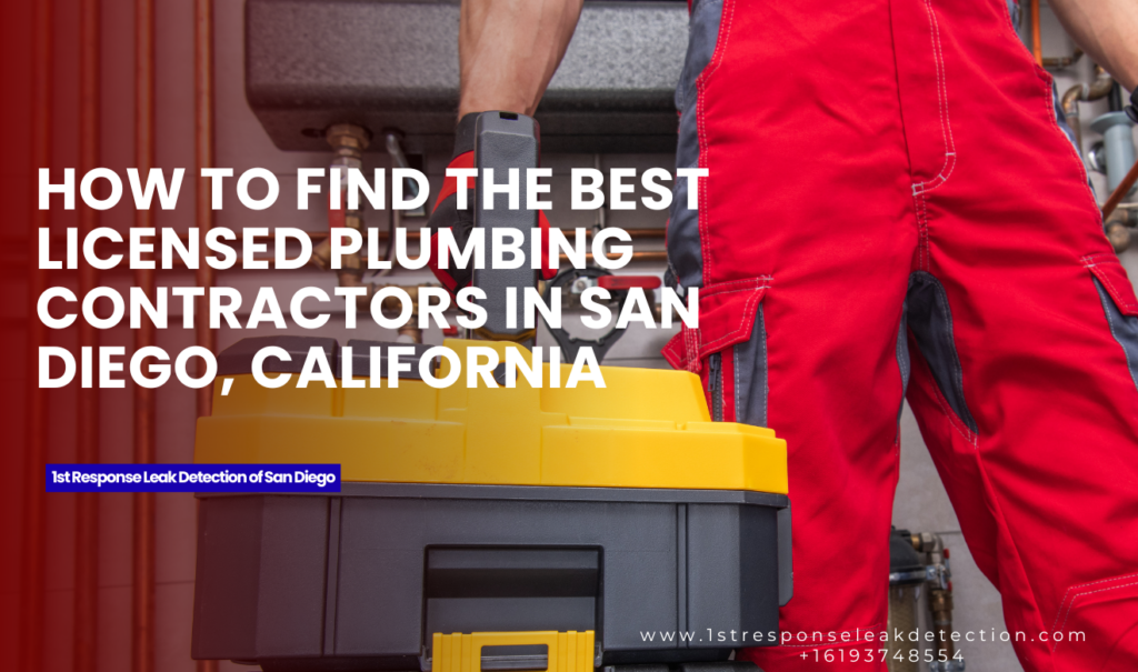 licensed plumbing contractors San Diego