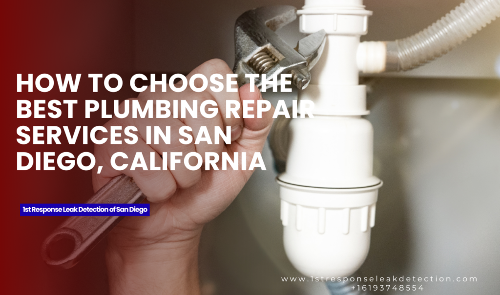 plumbing repair services near me San Diego