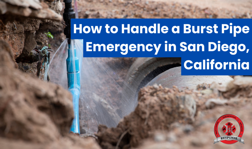 what to do when a pipe bursts San Diego