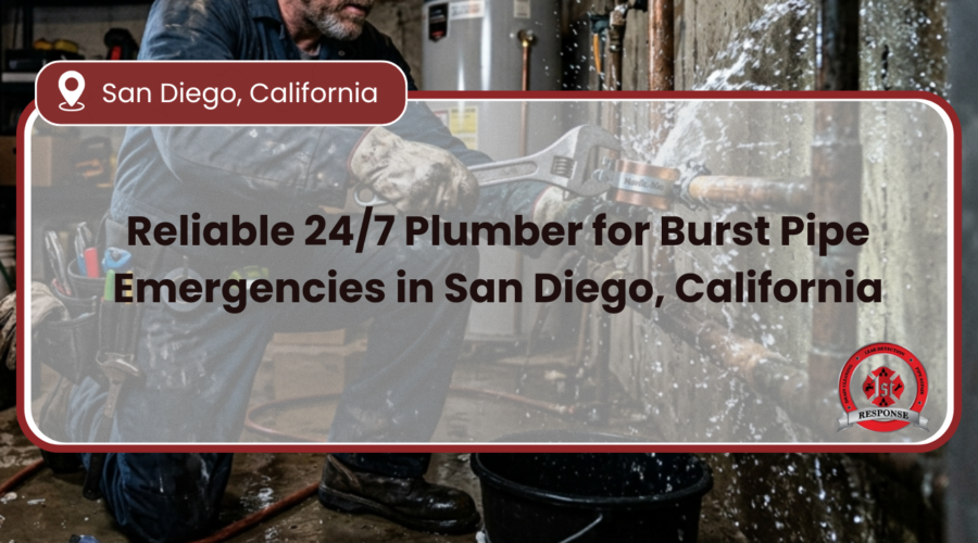 Reliable 24/7 Plumber for Burst Pipe Emergencies in San Diego, California