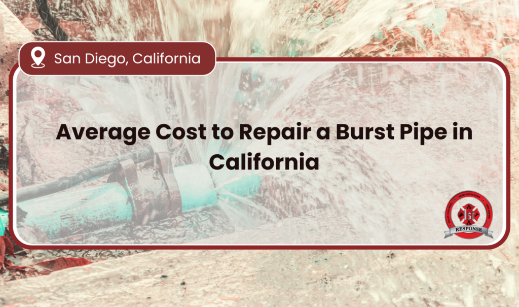 average cost to repair a burst pipe