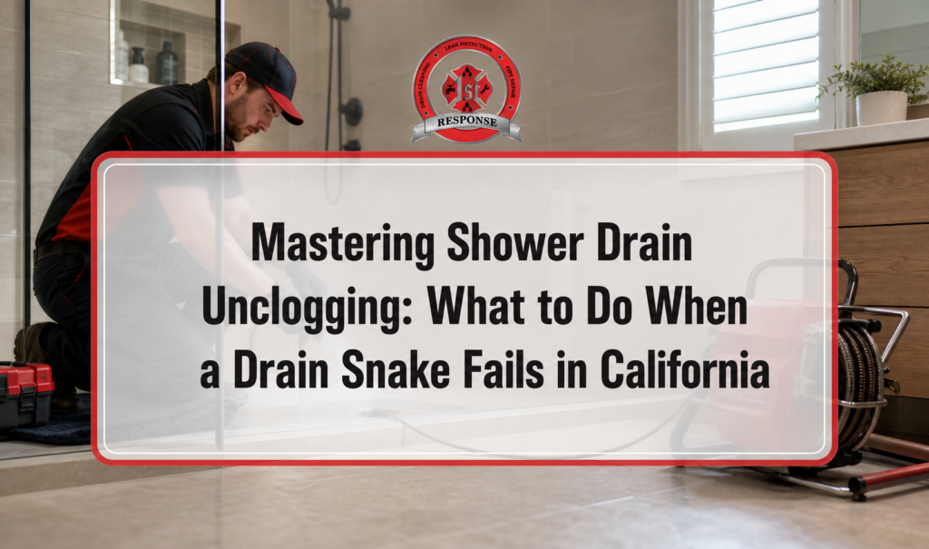 Mastering Shower Drain Unclogging: What to Do When a Drain Snake Fails in California
