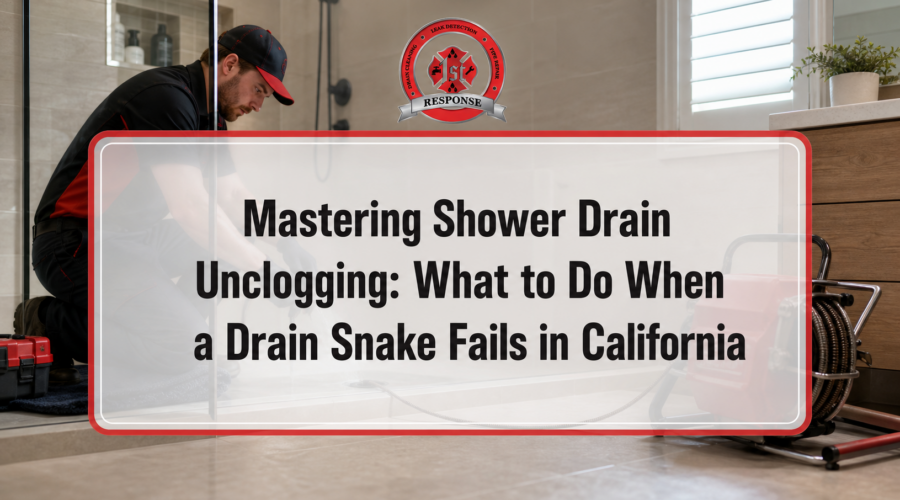 Mastering Shower Drain Unclogging: What to Do When a Drain Snake Fails in California