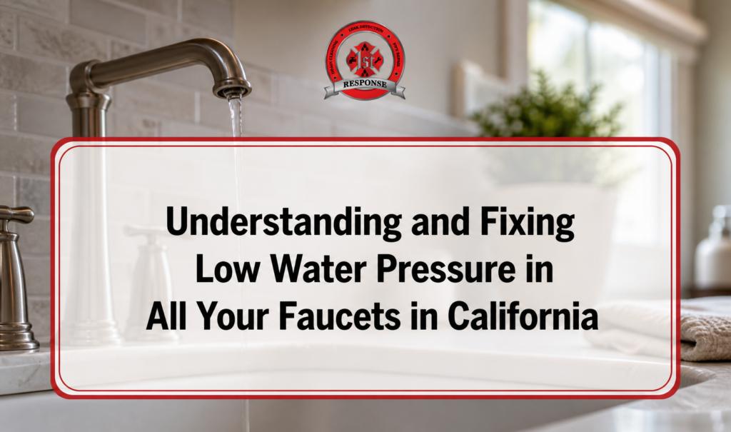 Understanding and Fixing Low Water Pressure in All Your Faucets in California