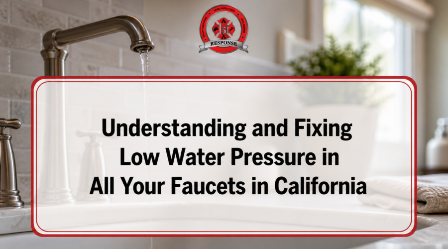 Understanding and Fixing Low Water Pressure in All Your Faucets in California