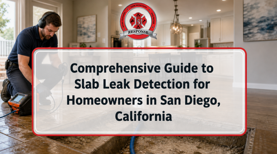 Comprehensive Guide to Slab Leak Detection for Homeowners in San Diego, California
